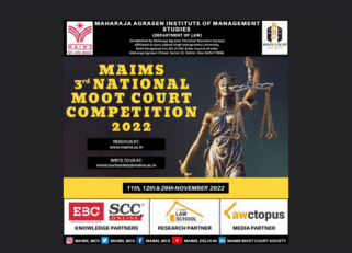 MAIMS 5th National Moot Court Competition by Maharaja Agrasen Institute of Management Studies