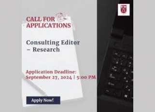 Consulting Editor – Research by National Law School of India University (NLSIU) [Full-Time, Bengaluru] – Apply by September 27, 2024