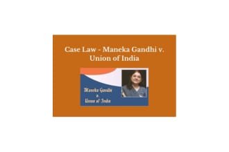 Maneka Gandhi v. Union of India (1978)